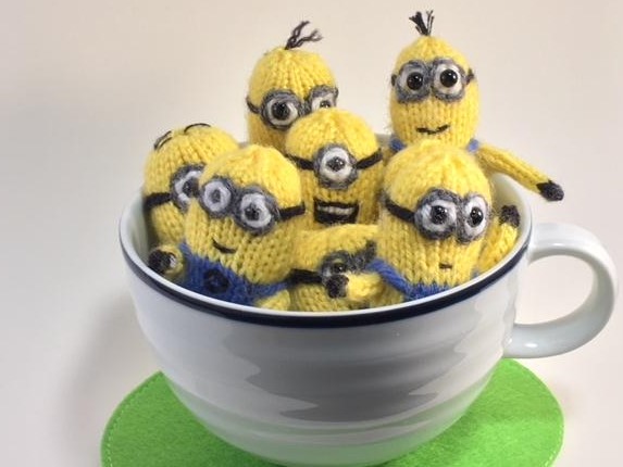 In Honor of Despicable Me 4: Free Tiny Tiny Knitted Minions&nbsp;Pattern
